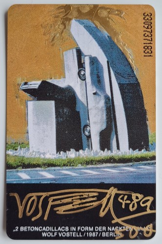 Wolf vostell übermaltes - wolf,