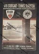 *RARITÄT* Programm 1952 Tennis Borussia Berlin VFB Stuttgart Fussball DFB Tebe