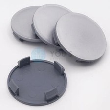4 x Nabenkappen Nabendeckel Felgendeckel 64,5 - 60,0 mm - silber