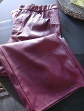 Lederimitathose,  Wide Leg