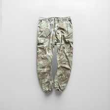 Urban Classics Camo Cargo Jogging Pant W32 – sand/khaki – elastischer Bund