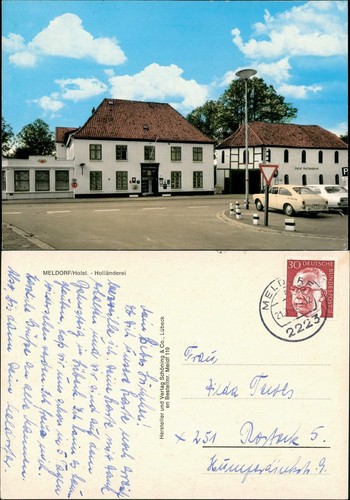 Ansichtskarte meldorf - ansichtskarte,