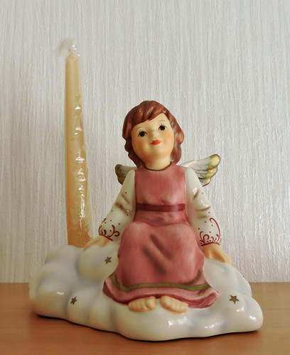 Goebel engel auf wolke - goebel, sitzend