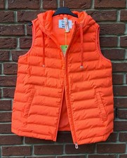 CECIL weste Steppweste Gr.xl/46 Neon-orange Neu Mit Etikett  Kaputze 