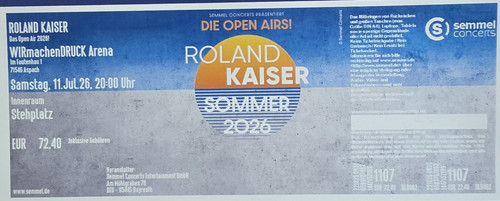 Roland kaiser konzert - konzert, am
