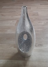 Flaschenvase Vase silber
