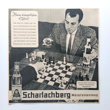 1958 Scharlachberg Meisterbrand Werbeanzeige Werbung Reklame Advertising