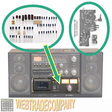 Telefunken Hifi Studio 1 (M) Elko Reparaturset Recorderteil 52-tlg + Lageplan!