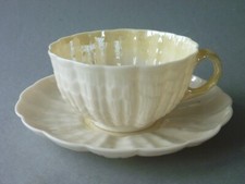 Antike Belleek Tridacna Tasse