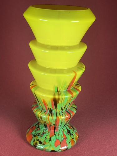 Murano glas vase art deco - murano,