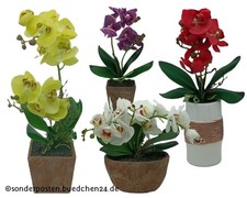 Orchidee - Kunstblume Kunstpflanze Kunst - Phalaenopsis - verschiedene Farben