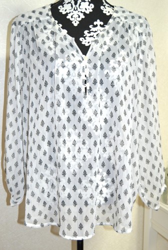 Chiffon bluse leicht - bluse,