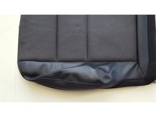 Rückenbezug mit Heizung Sitz vorne Leder / Stoff 9F51 Schwarz Mercedes W204