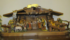 Holz Krippenstall Krippe