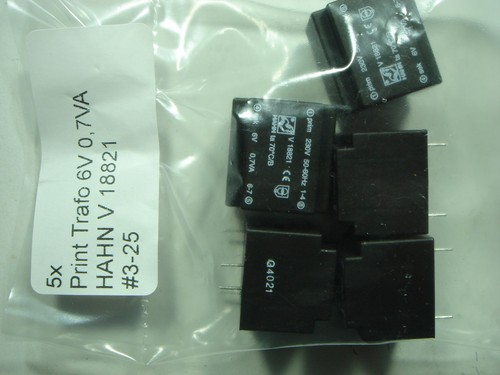 Print trafo 0 7va hahn - 5x,