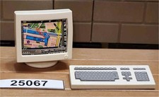 PLAYMOBIL PC Monitor Tastatur Computer Sparkasse Bank Polizei Police Büro Feuerw