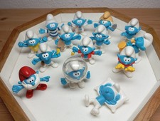 14 x McDonald's Schleich Schlümpfe Sammlung Set Promo Schlumpf Happy Meal 2018