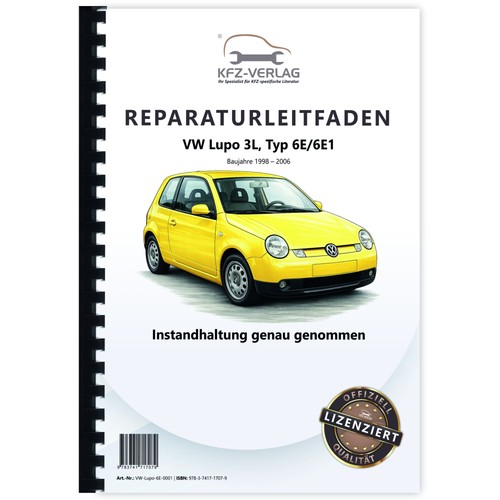 Lupo typ 1998 - vw, 1998-2006