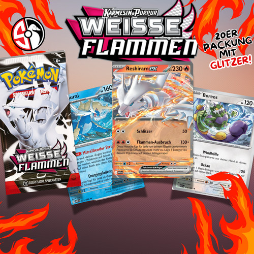 Pokémon karten weiße flammen - karten,