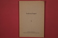 340240 Wilhelm Buddenberg LUDWIG SAGER Erweiterter Sonderdruck aus Jahrbuch des