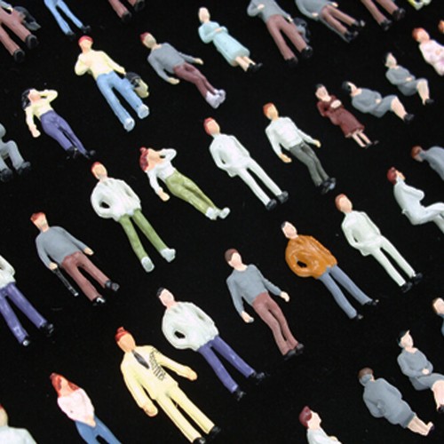 100 stk figuren - figuren, 1:100