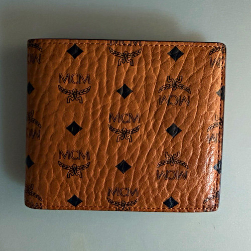 Mcm bifold wallet visetos - bifold,
