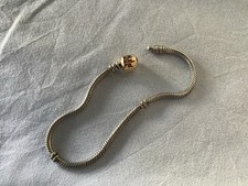 PANDORA Armband 19 cm bicolor Silber  Verschluss 14 k 585 Gold