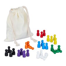 2x Spielkegel Holzspielsteine