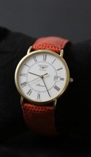 Longines Presence Herrenuhr Quartz Vintage vergoldet neues Armband