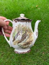 Kaffeekanne groß Palissy Game Series braun England Wie Neu