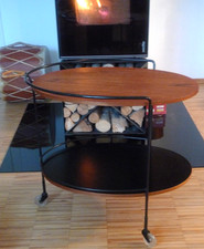 Ilse Möbel String-Design Barwagen Servierwagen Teewagen Danish Design 50-60er J.