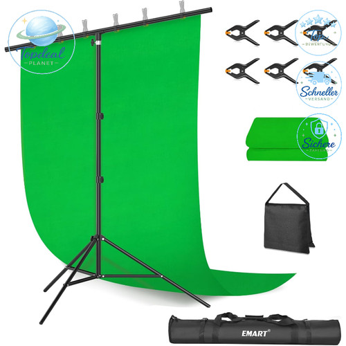 Greenscreen mit ständer - mit,