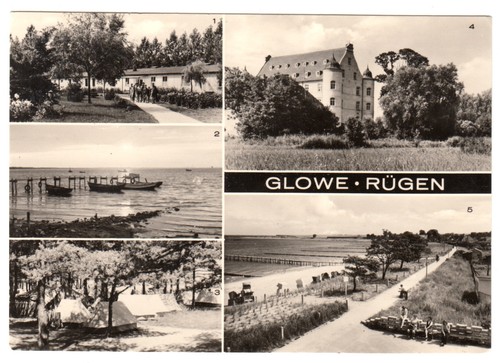 Ostseebad glowe auf - ak,,