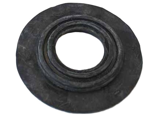 Schwarze gummi durchführung - schwarze,
