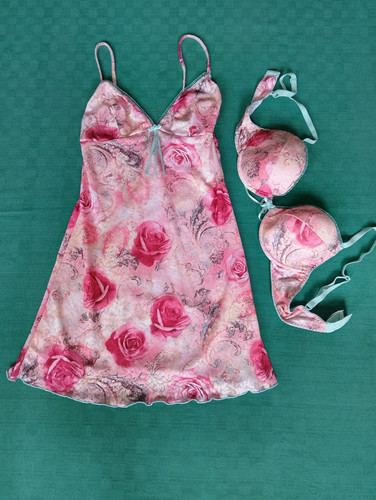 Nachthemd negligé babydoll - babydoll, +
