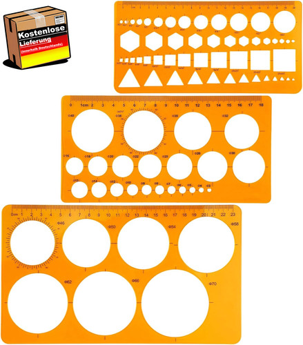 Kreis schablone set - schablone,