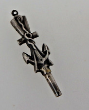 Schlüssel für Taschenuhren in Freimaurer Symbolik Silber um/ab 1858 (99545)