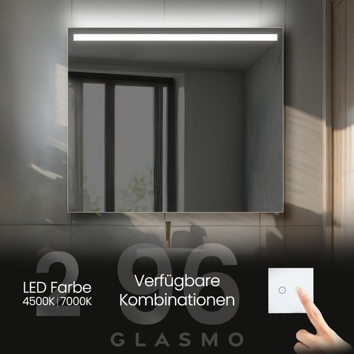 Badspiegel mit led - mit,