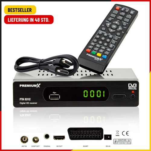 Premiumx cable receiver - cable, dvb-c