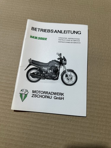 500r betriebsanleitung - mz,