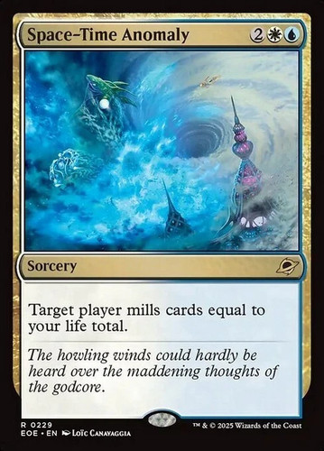 Space time anomaly - anomaly, (ex/nm)