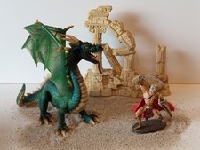 Figur Jason  mit Drachen grieschische Mythologie ,Fantasy ,ca. 7cm ,Top Zustand 