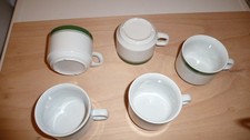 5 x Mitropa Geschirr Kaffee