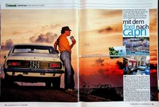 Auto Bild Klassik 1164) Ford Capri 1700 GT mit 75PS seltenen Vorstellung auf 8 S