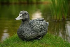 Steinfigur natürliche Ente