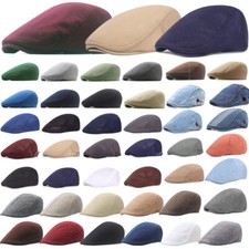 Herren Barett Hut Gatsby Schiebermütze Golfmütze Cabbie Kappe Golf Hüte Flatcap☑