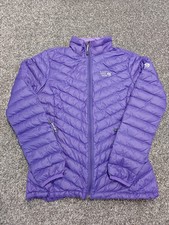Mountain Hard Wear 800 Daunenjacke Damen Small Lila Puffer Federn Q Shield