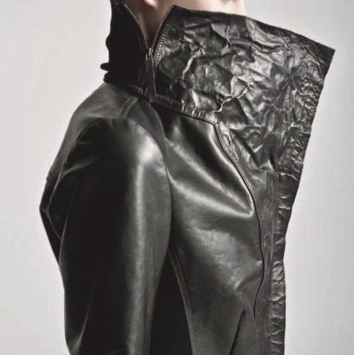 Annette görtz leder mantel - leder,