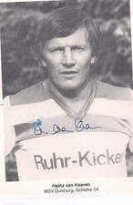 Autogramm Heinz van Haaren