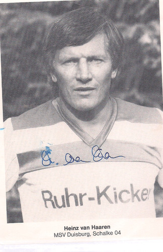 Autogramm heinz van - autogramm, haaren